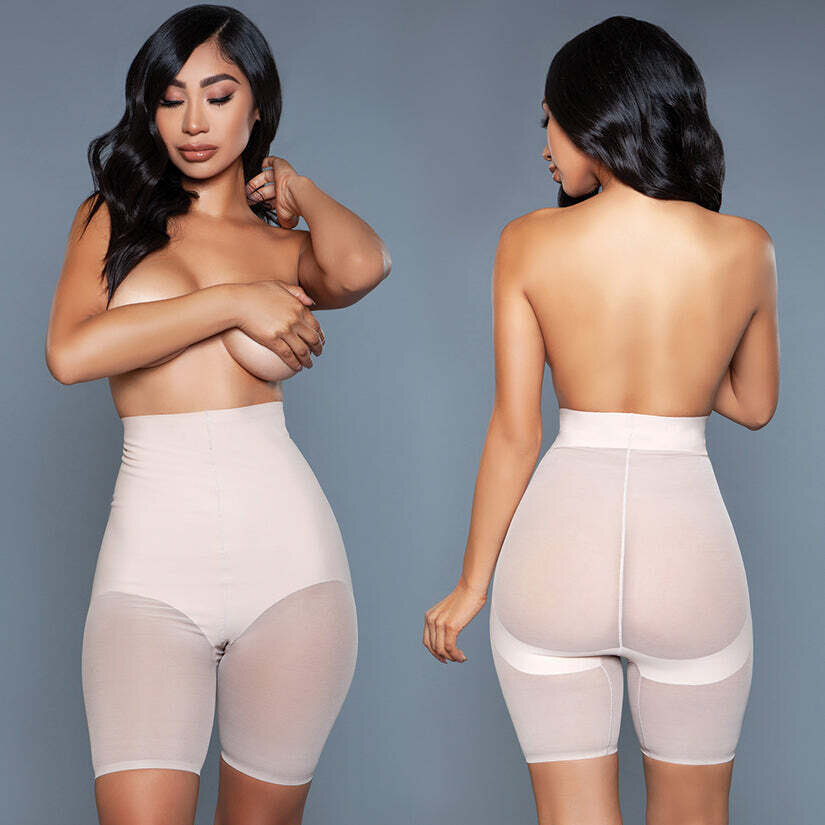 BeWicked Suit Your Waist Boyshort-Nude L/XL