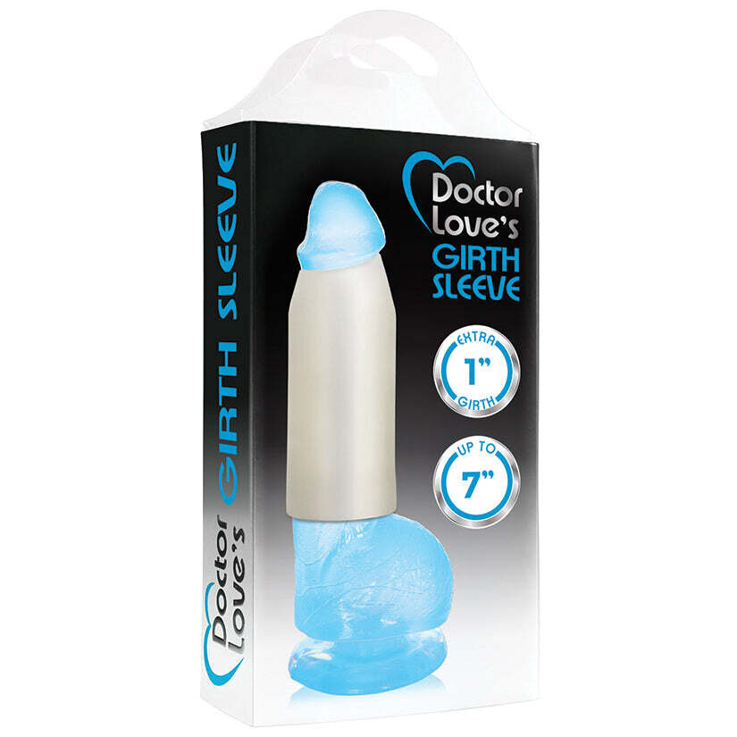 Doctor Love&#39;s Girth Sleeve-Clear 1&quot; Extra Girth