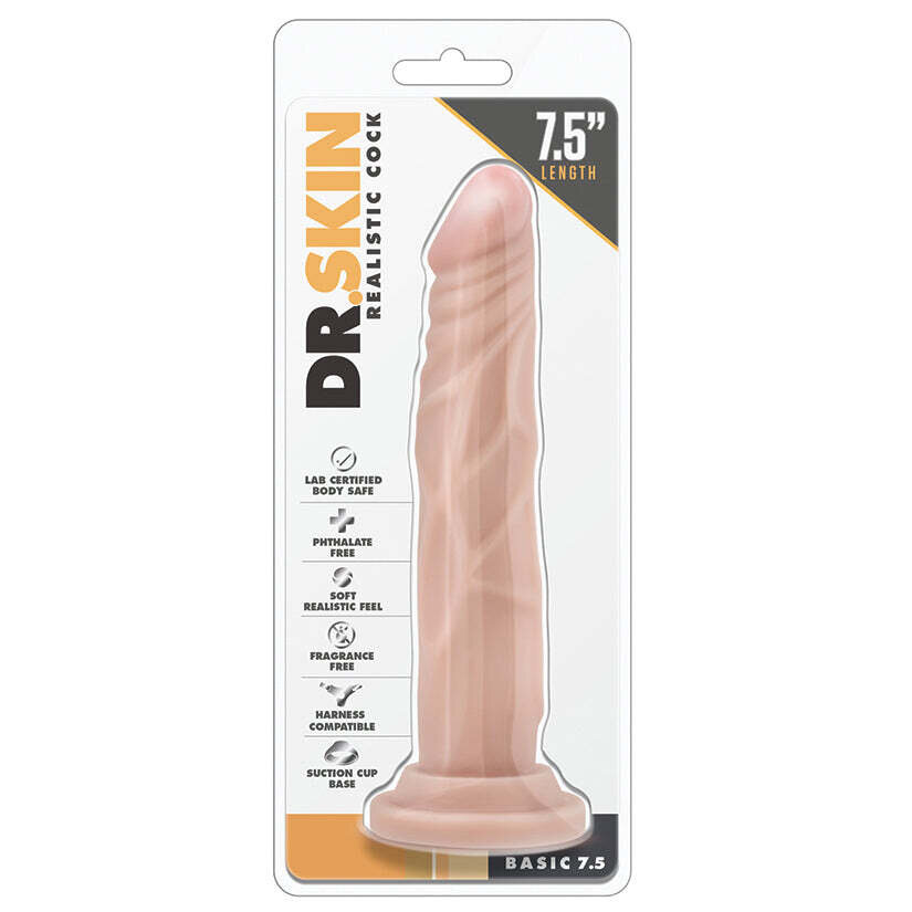 Dr. Skin - Realistic Cock - Basic 7.5 - Beige