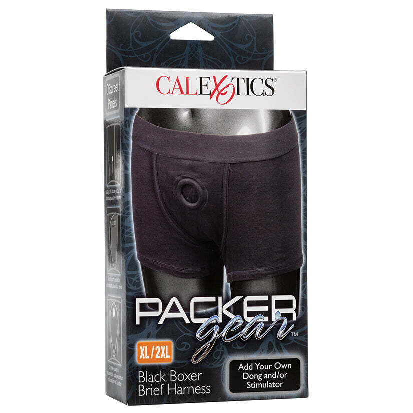 Black Boxer Brief Harness XL/2XL