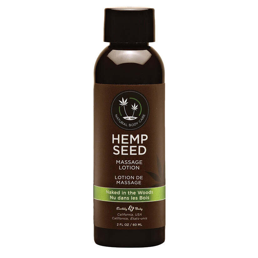Earthly Body Hemp Seed Massage Lotion-Naked In The Woods 2oz