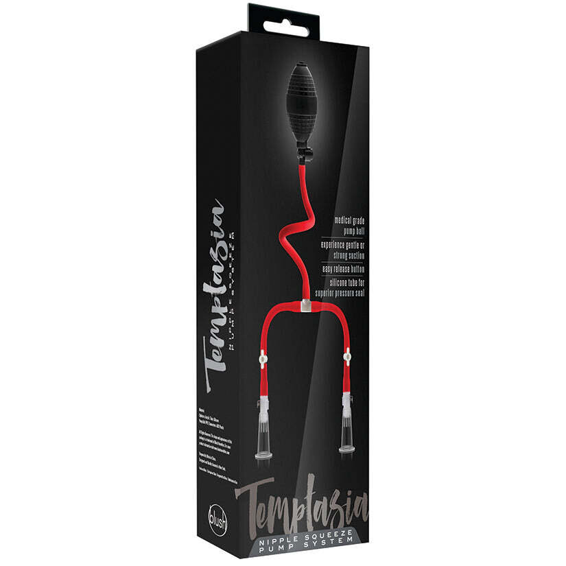Temptasia Nipple Squeeze Pump System ‚Äì Black