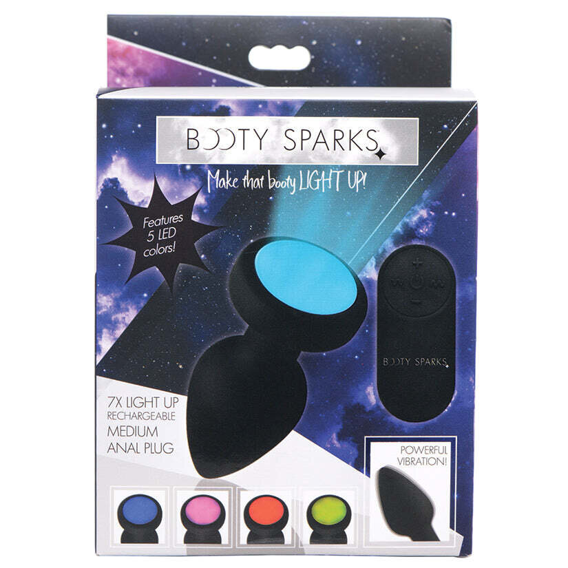 Light Up Rechargeable Anal Plug-Medium