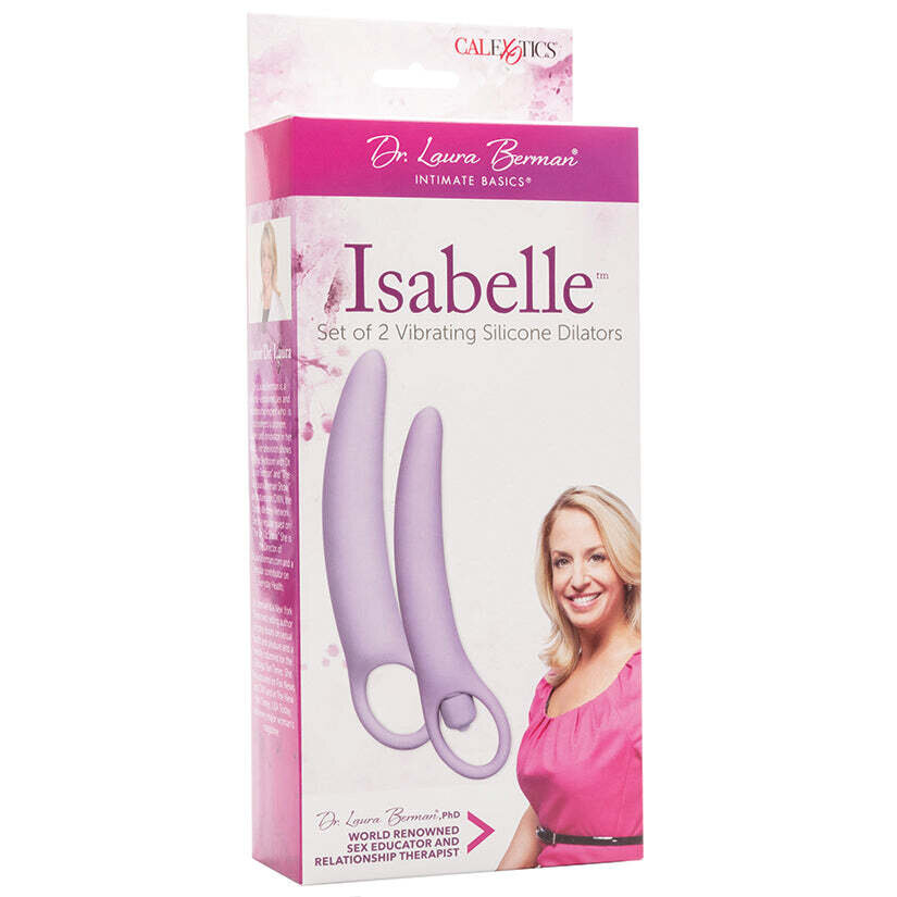 Isabelle Party of 2 Vibrating  Silicone Dilators