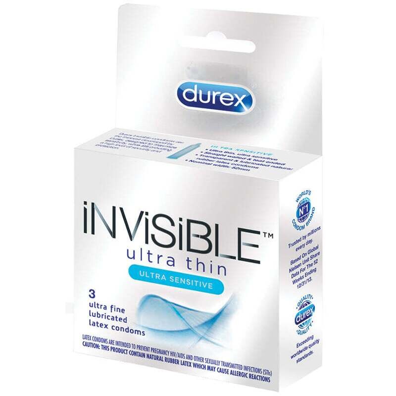 Durex Invisible 3 Pack