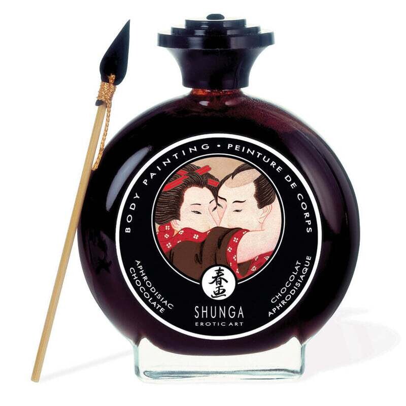 Edible Body Paint - Aphrodisiac Chocolate 3.5 Oz.