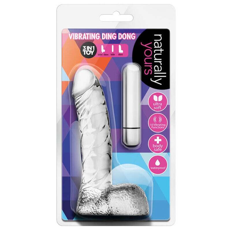 Clear Vibrating Ding Dong