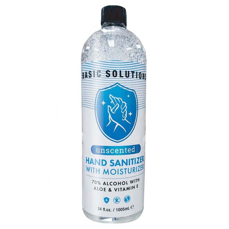 Basic Solutions Hand Sanitizer Gel-Unscented 34oz
