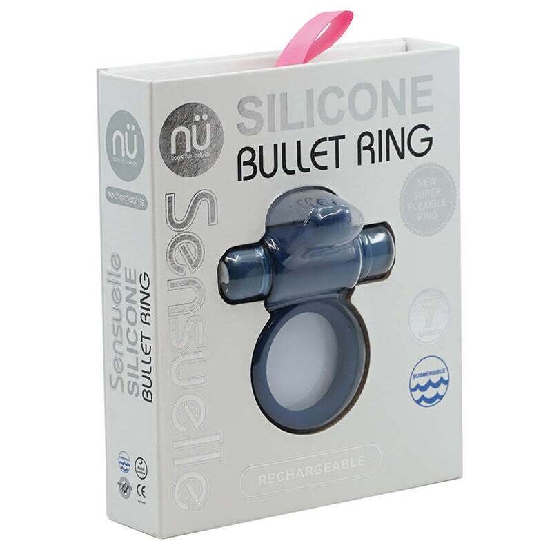 7 Stages of Pleasure Rechargeable Cockring - Navy