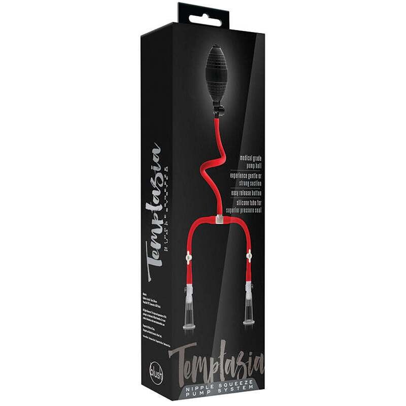 Temptasia Nipple Squeeze Pump System ‚Äì Black