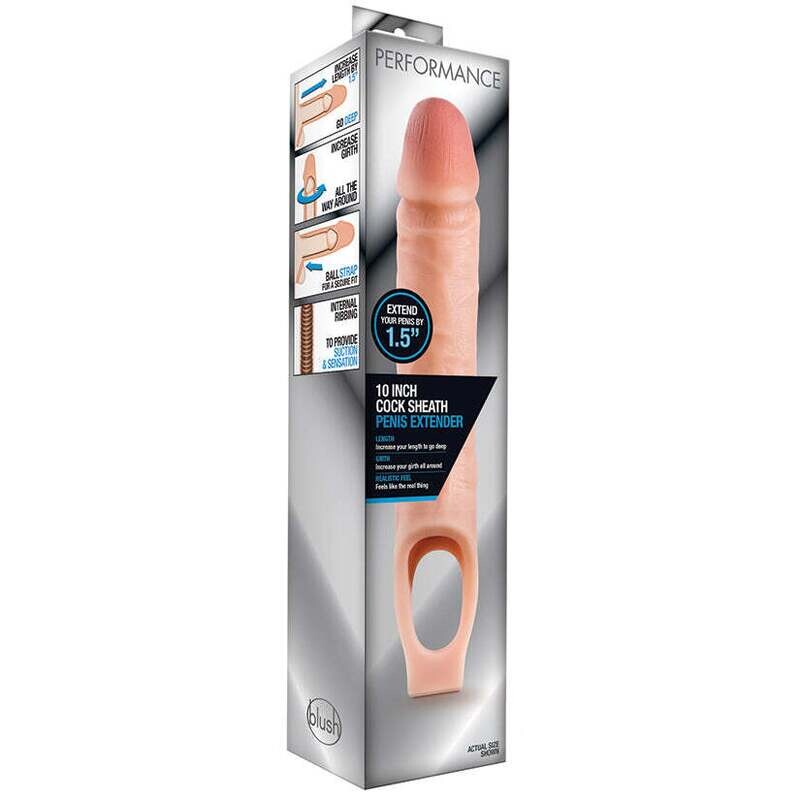 Performance Sheath Penis Extender-Vanilla 10&quot;