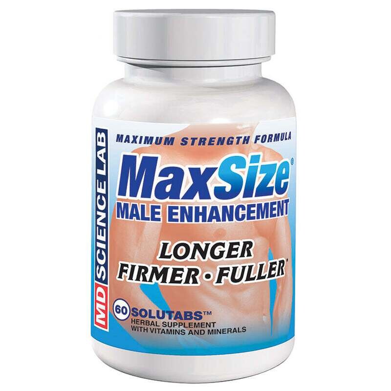 MAX Size Male Enhancement Formula-60 Count Bottle