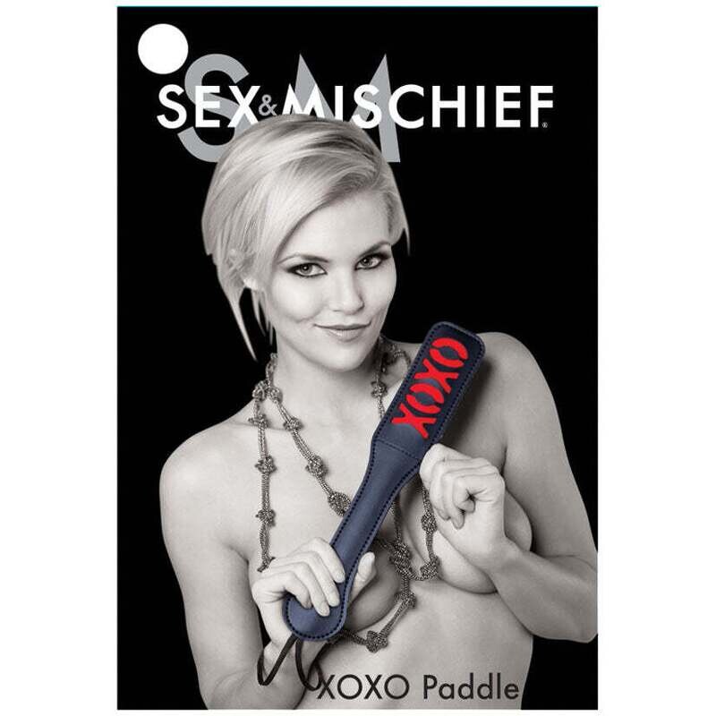 Sex and Mischief Xoxo Paddle - Black