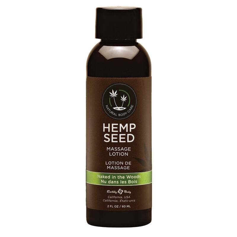 Earthly Body Hemp Seed Massage Lotion-Naked In The Woods 2oz