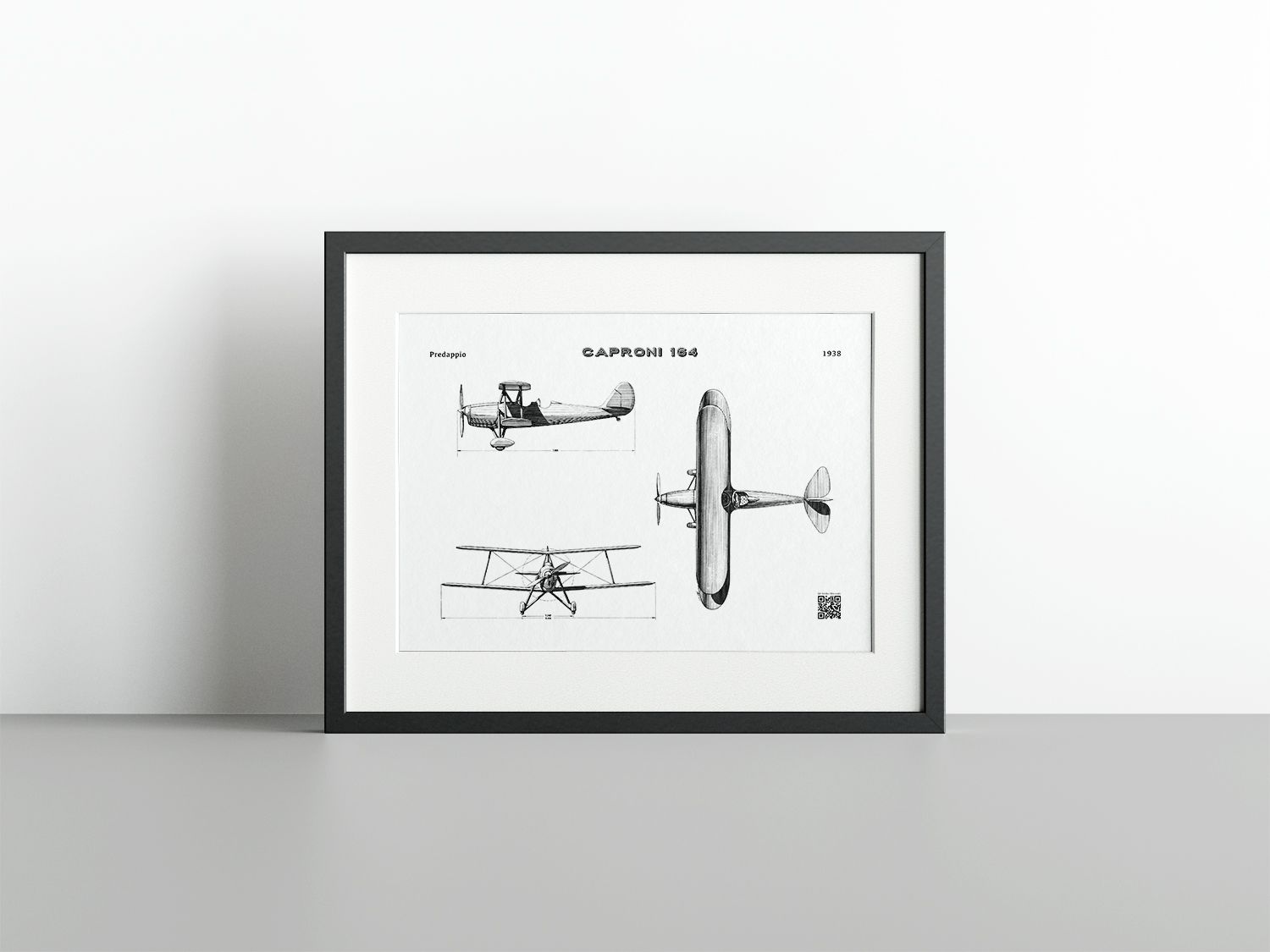 Caproni 164 - GAR Fine Art Print