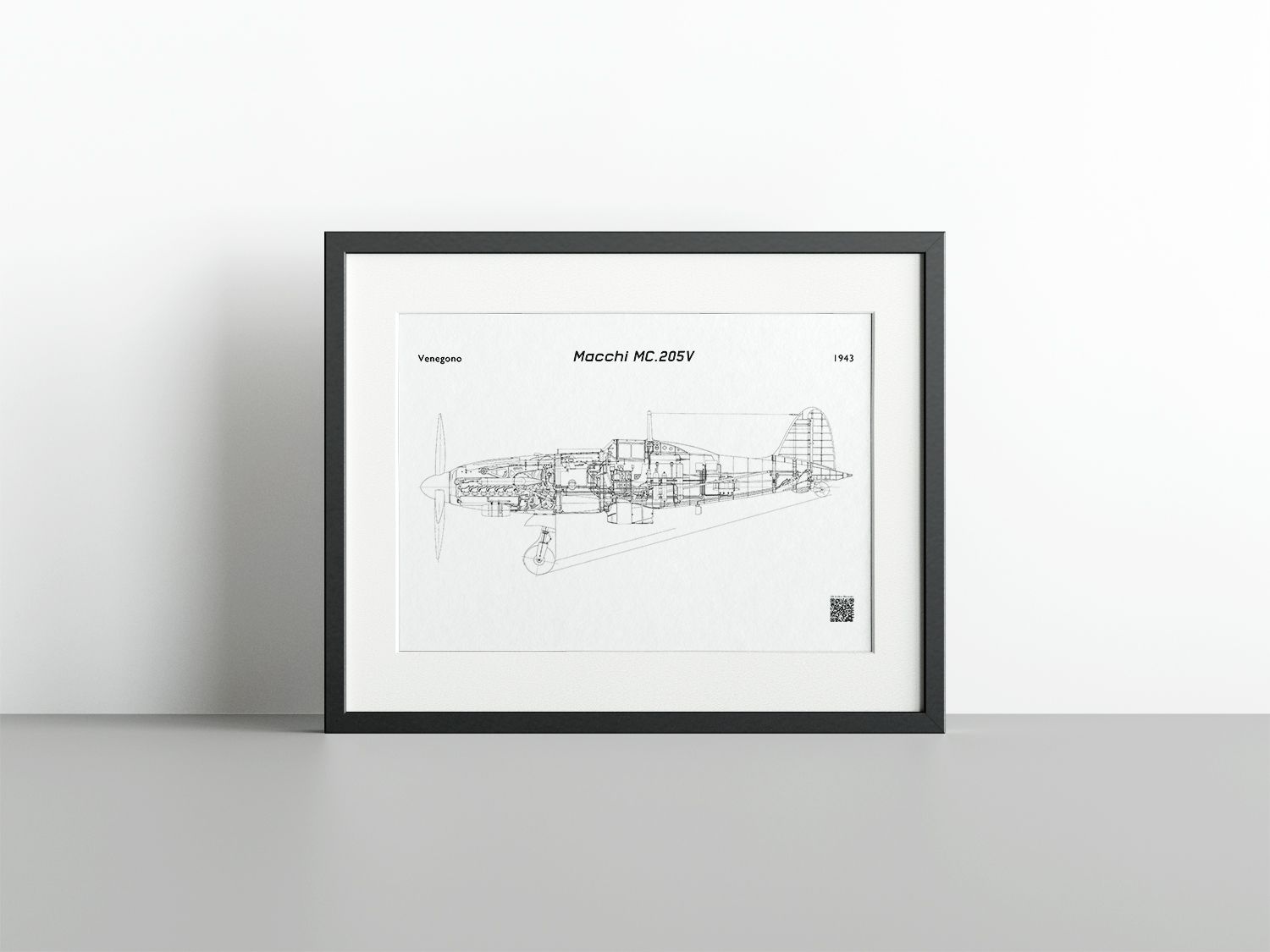 Macchi MC.205 - GAR Fine Art Print
