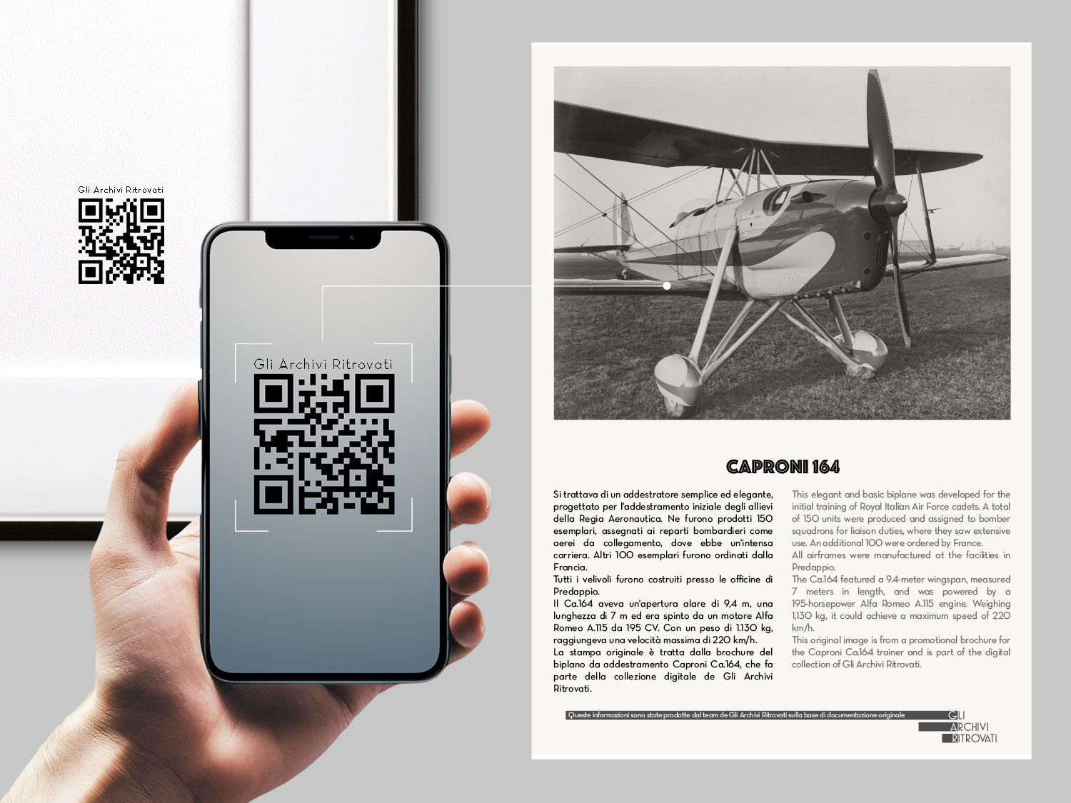 Caproni 164 - GAR Fine Art Print