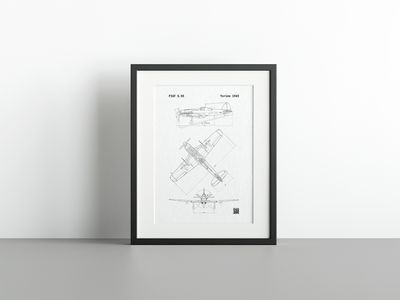 FIAT G.55 - GAR Fine Art Print FIAT G.55 - GAR Fine Art Print
