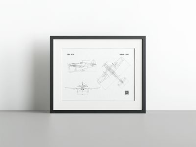 FIAT G.55 - GAR Fine Art Print
