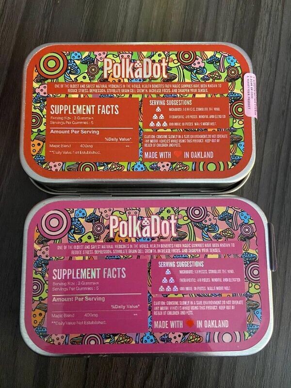 POLKADOT GUMMIES ( MUSHROOM INFUSED )                                     ⭐️⭐️⭐️⭐️⭐️