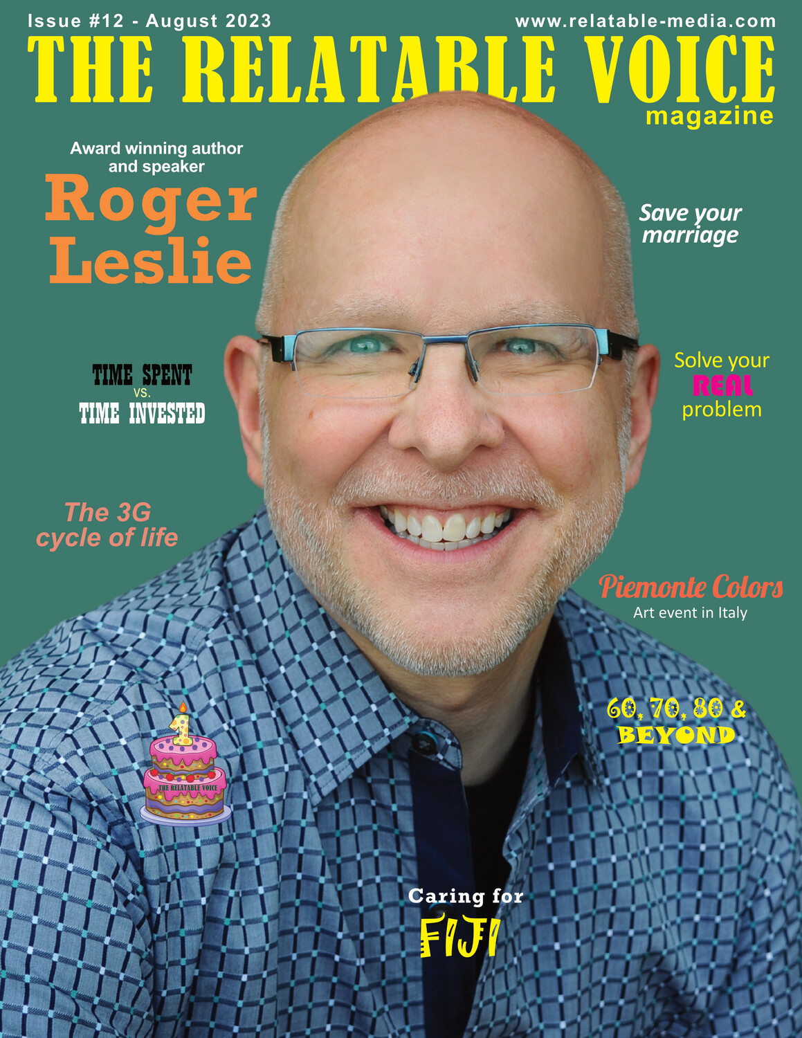 The Relatable Voice magazine - Issue #12, August 2023