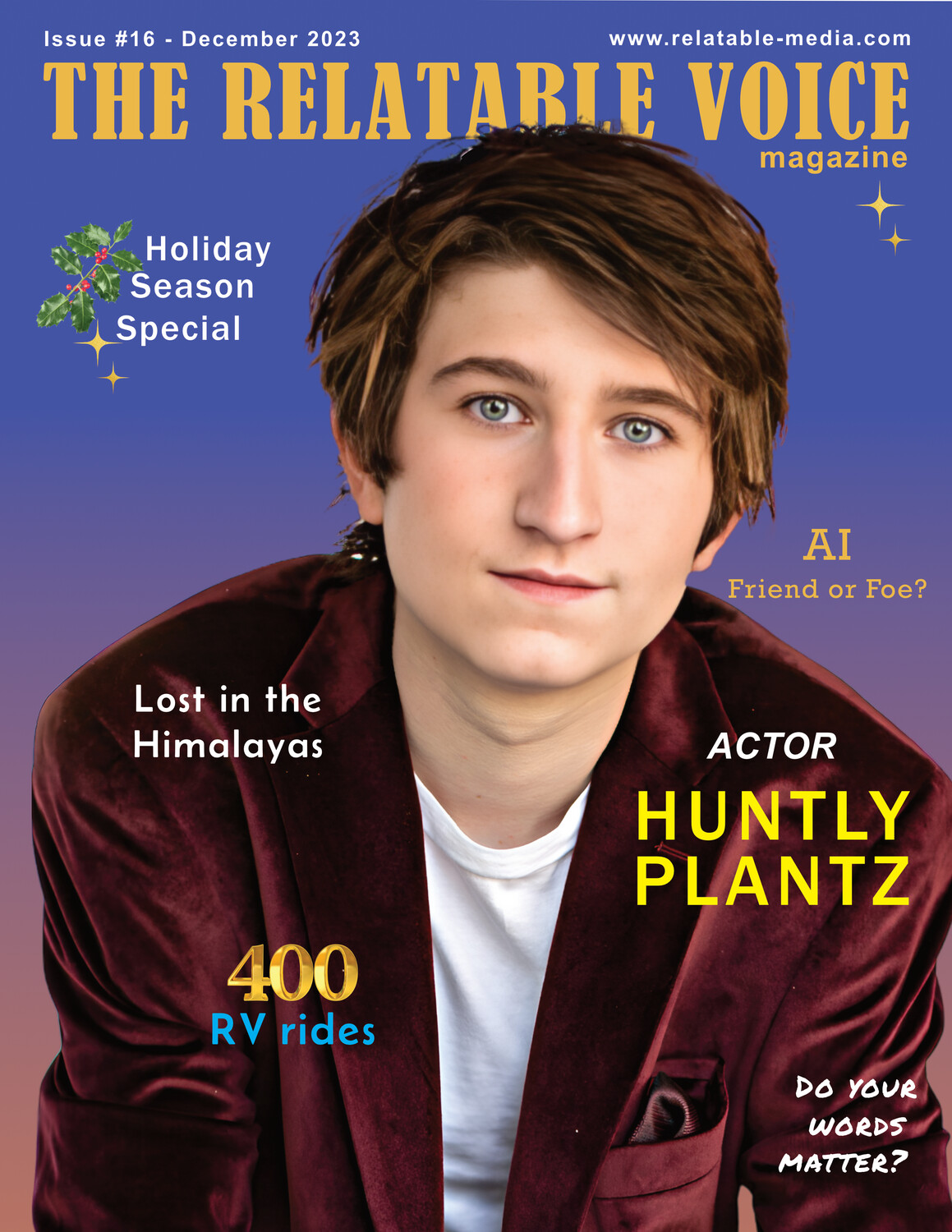 The Relatable Voice Magazine - Issue #16 - December 2023