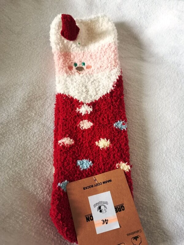 Calcetines felpa con sombrero TALLA 35-40