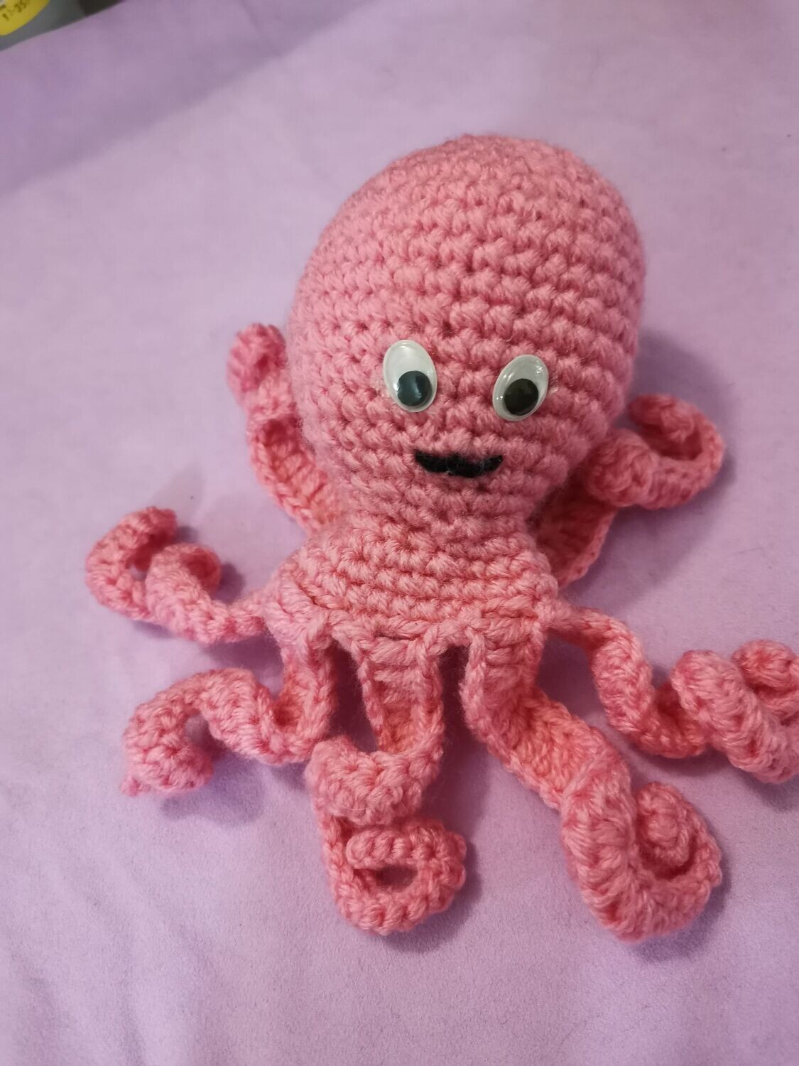 AMIGURUMIS PULPO ROSA GRANDE