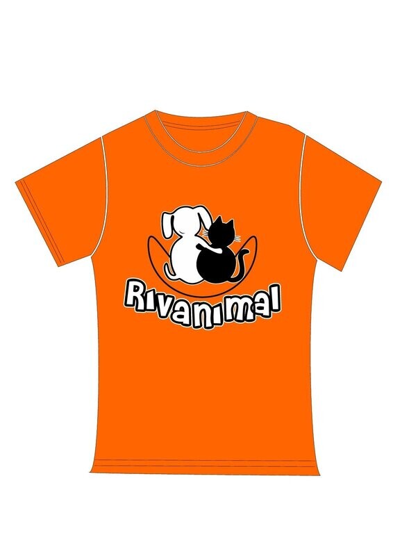 CAMISETA NARANJA MUJER TALLA 2XL