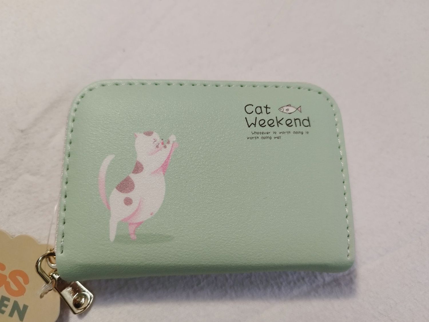 Monedero pequeño pastel