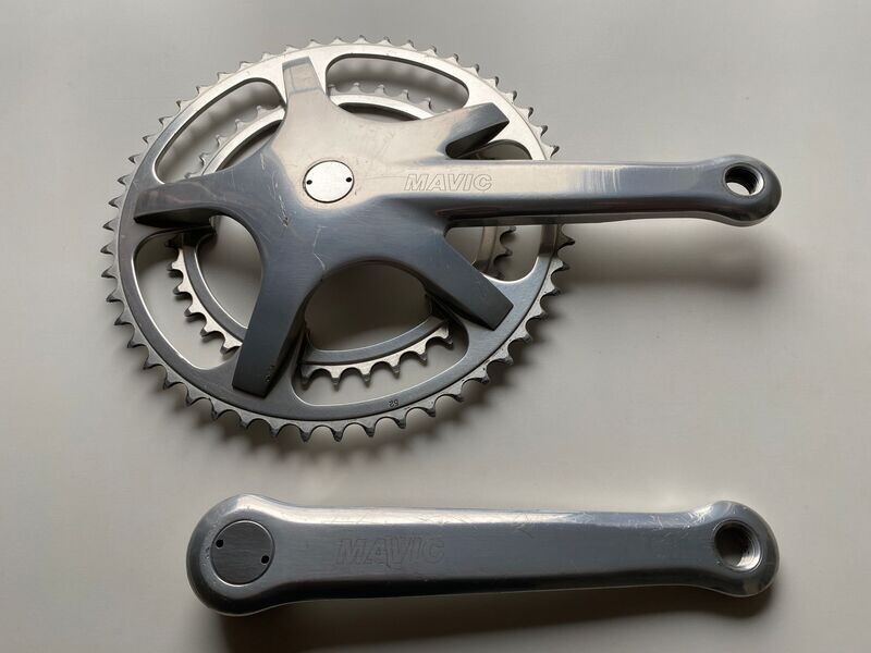 MAVIC 631 "Starfish" Crank set / 172,5 mm / 52/39 T.