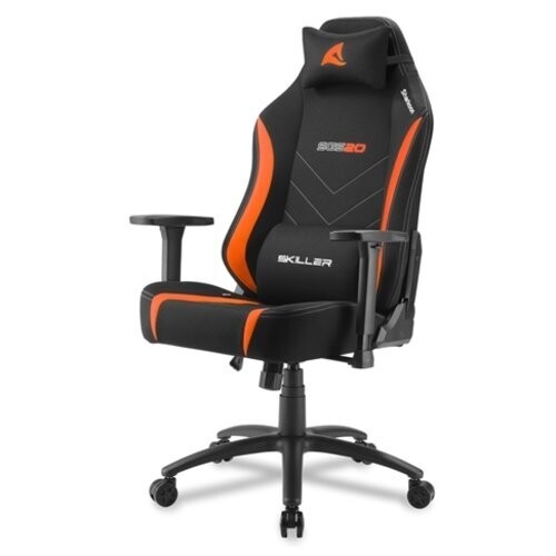 Sharkoon SGS20 Fabric Nera-Arancione