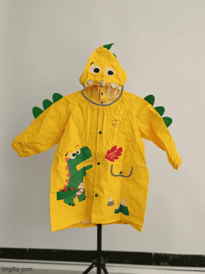 Boys/Girls Waterproof Stylish Cartoon Jacket Reusable Rainwear Lightweight Rainsuit