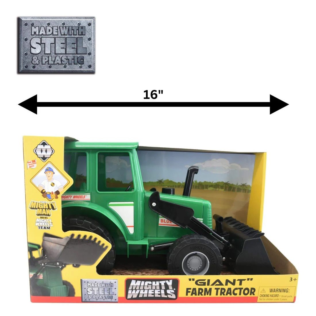 Mighty Wheels 16 inch Farm Tractor