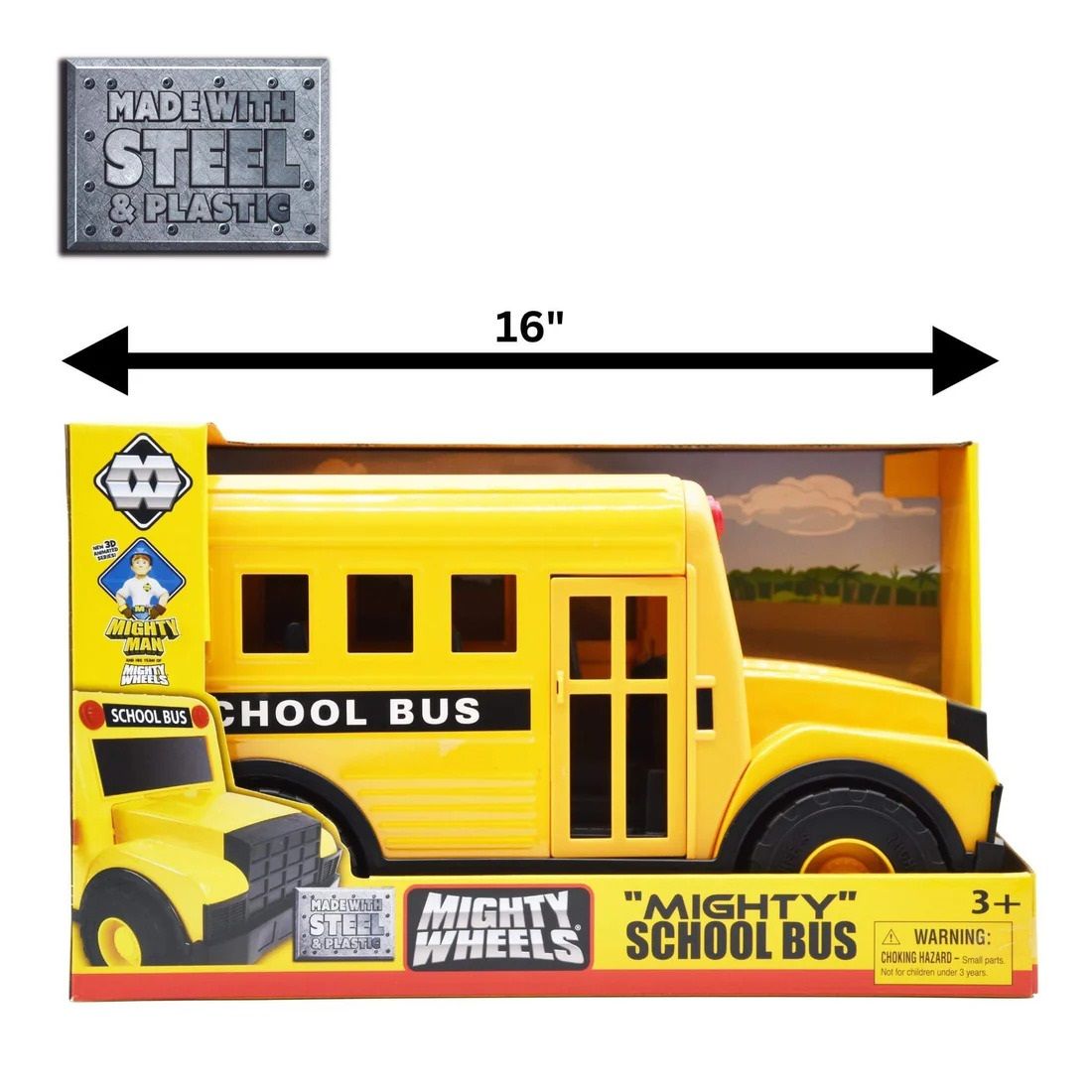 Mighty Wheels 16 inch School Bus
