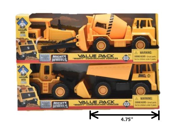 Mighty Wheels 4.75 inch Twin Pack Assortment
