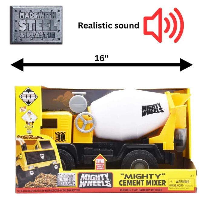 Mighty Wheels 16 inch Cement Mixer