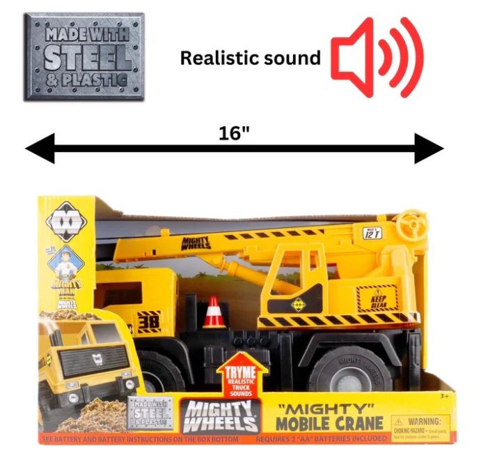 Mighty Wheels 16 inch Mobile Crane