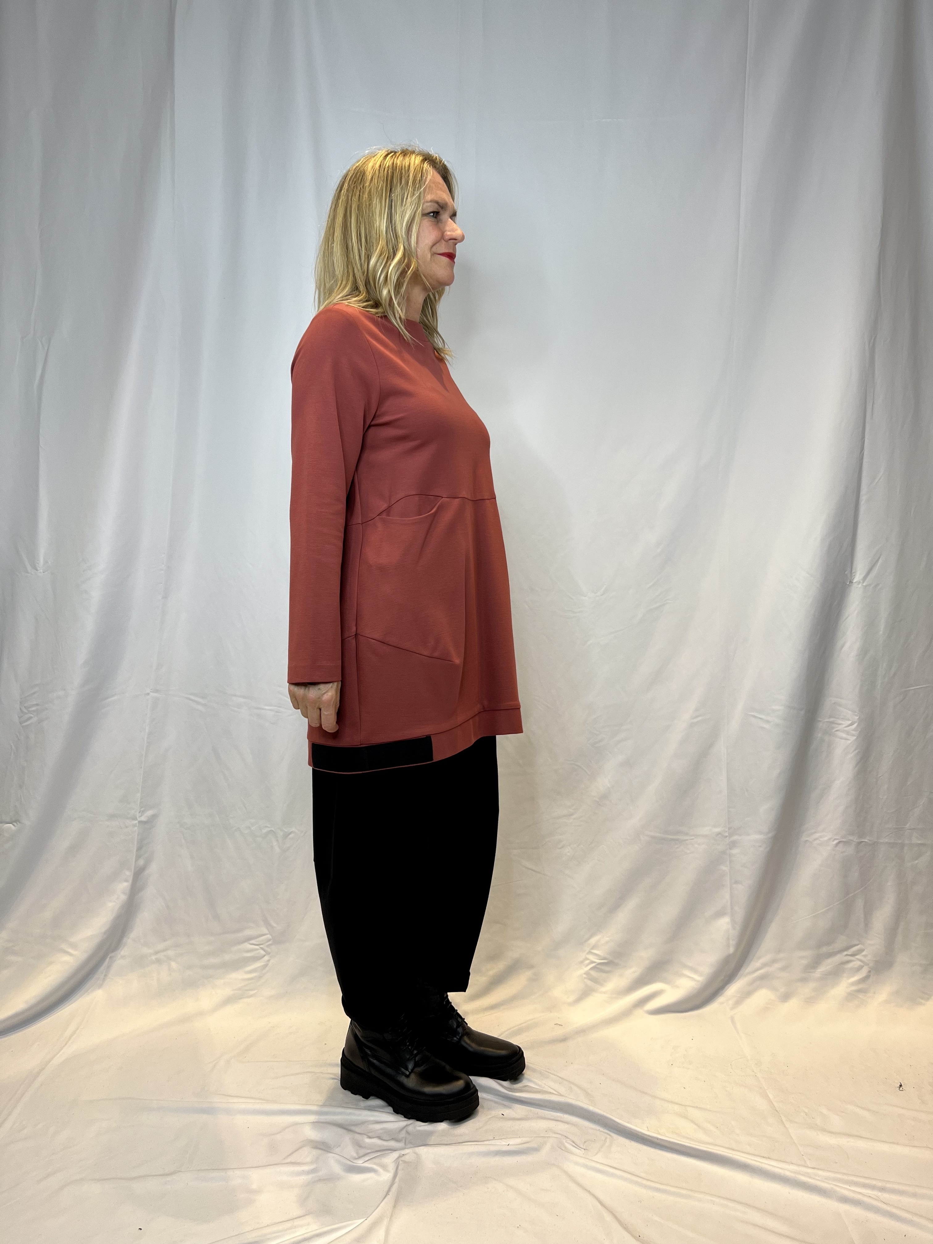 Casacca baloon bicolore tasche a filo Jurerê