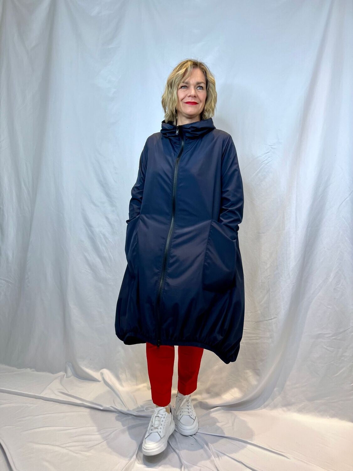 Spolvero con zip e cappuccio Jurerê