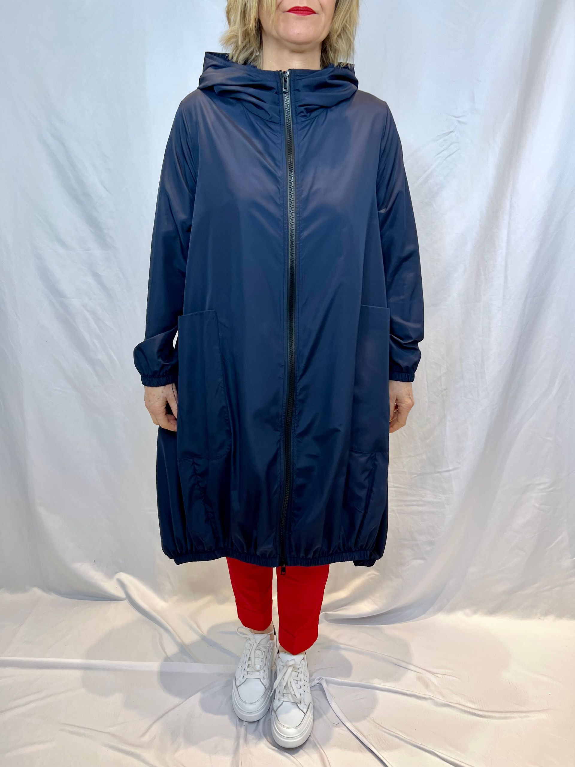 Spolvero con zip e cappuccio Jurerê