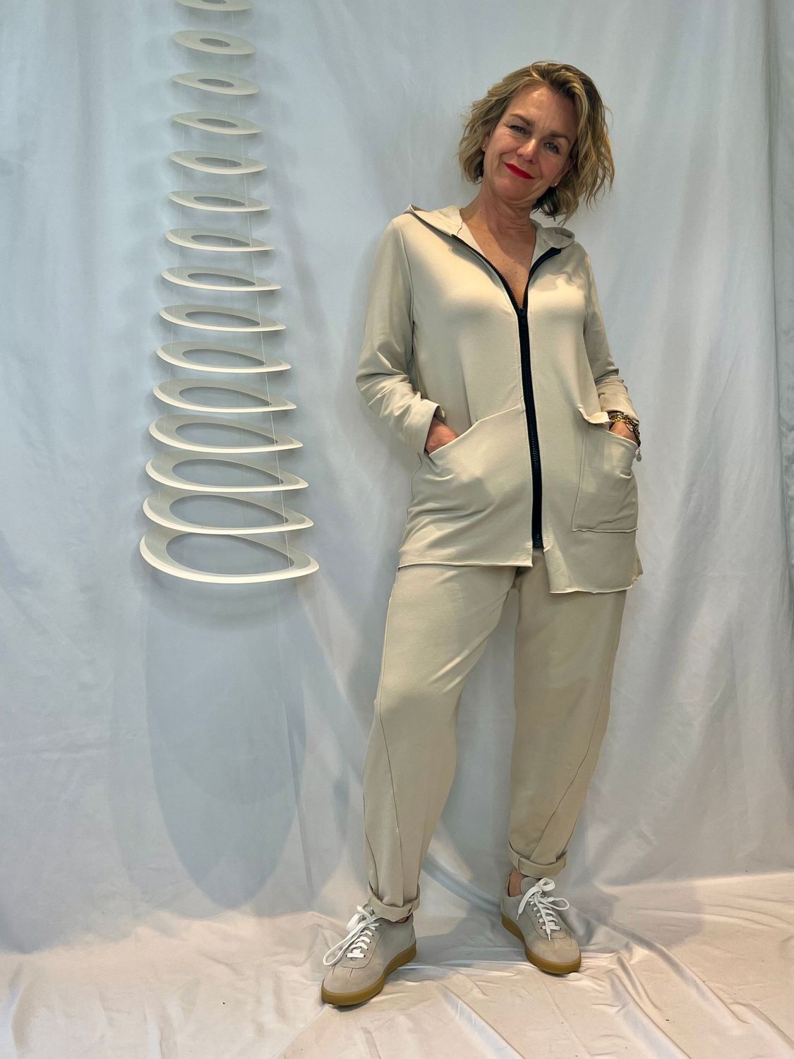 Pantalone baloon felpa Jurerê