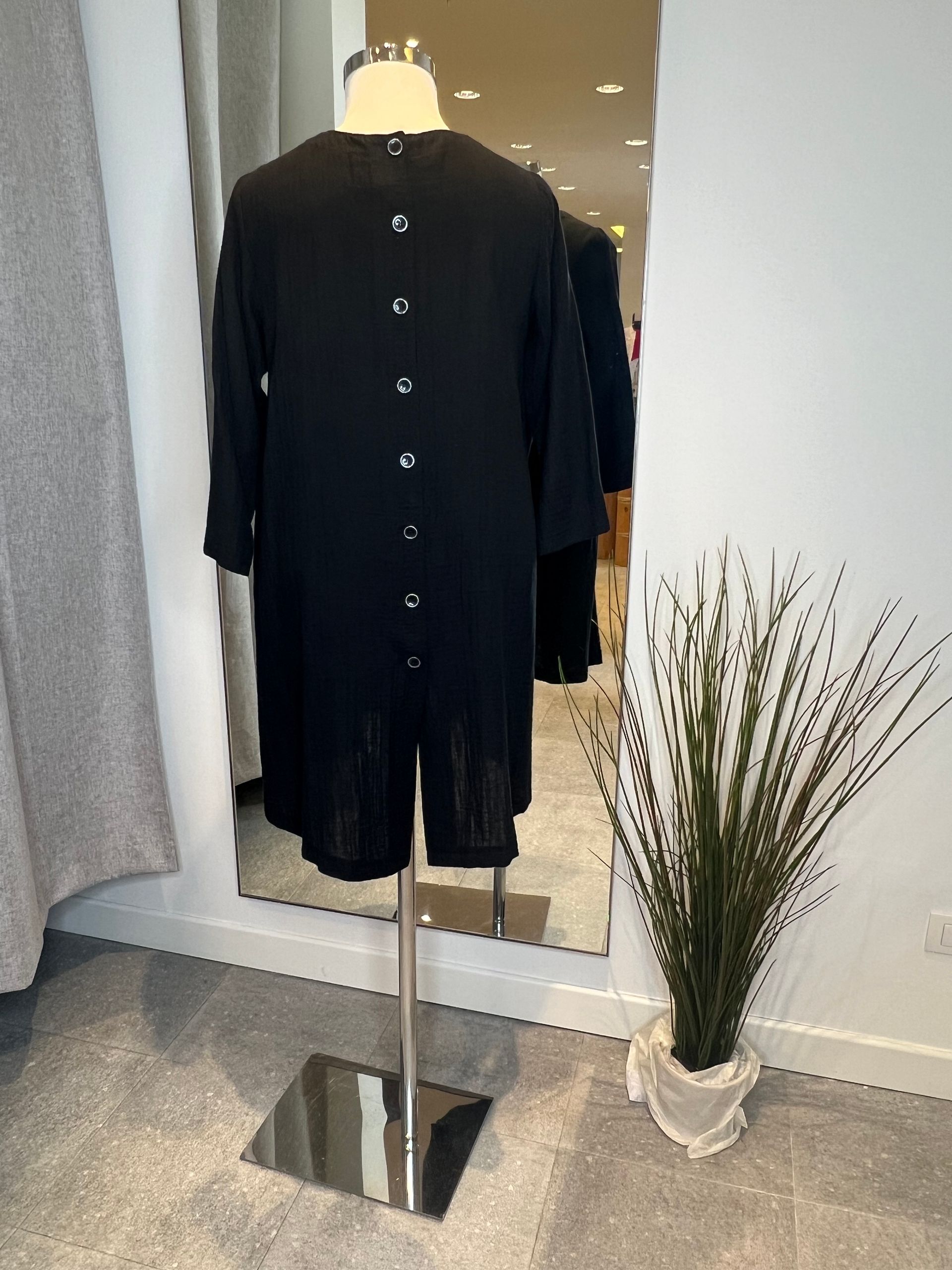 Abito in garza di cotone stropicciato Jurerê