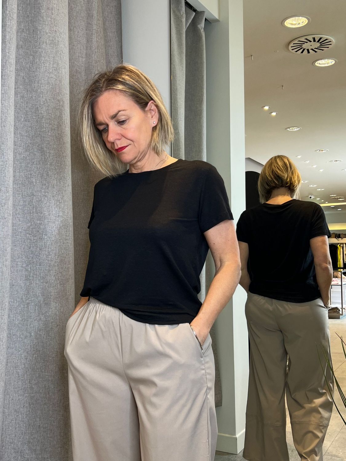 T-shirt girocollo lino Jurerê