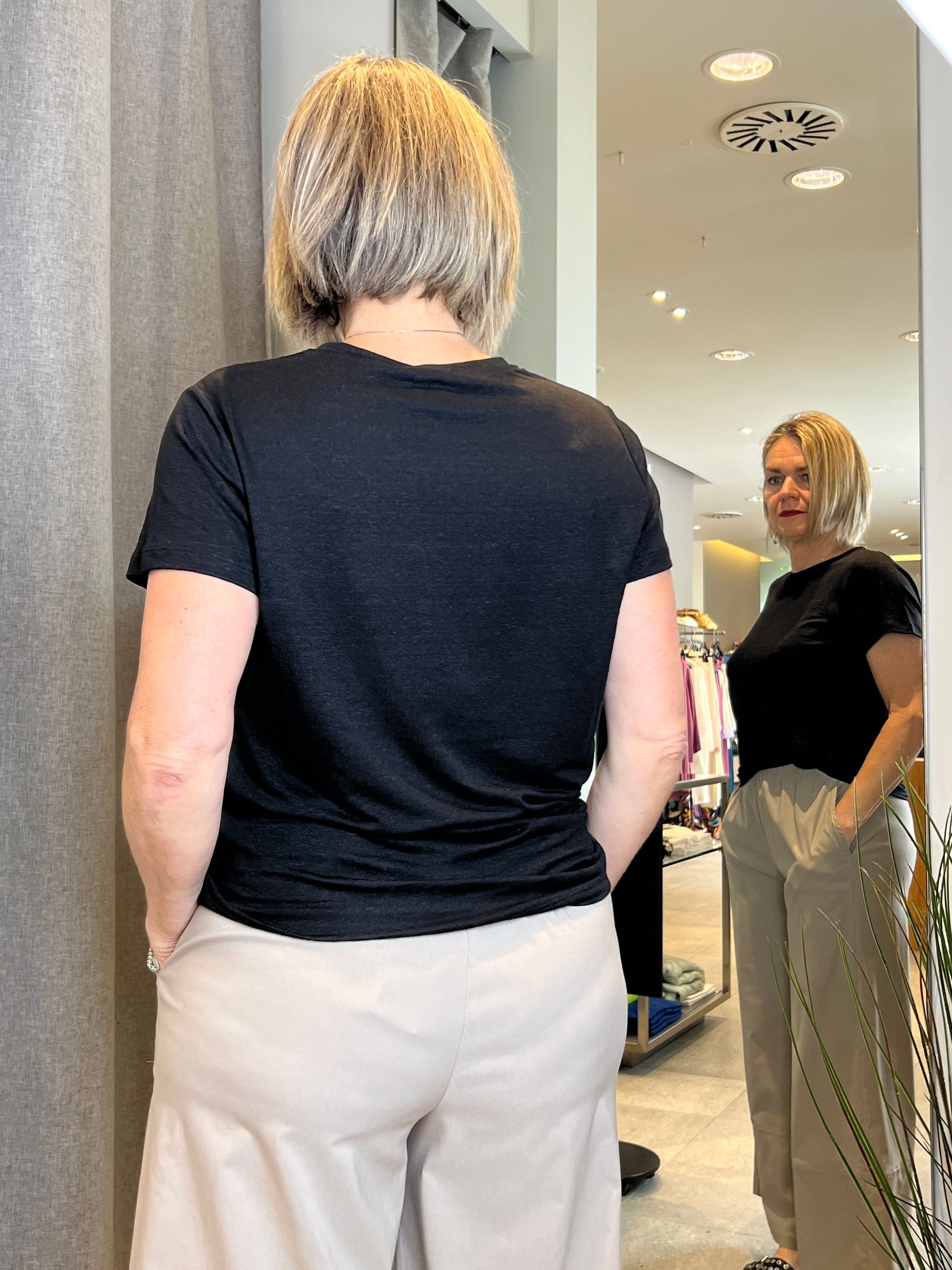 T-shirt girocollo lino Jurerê