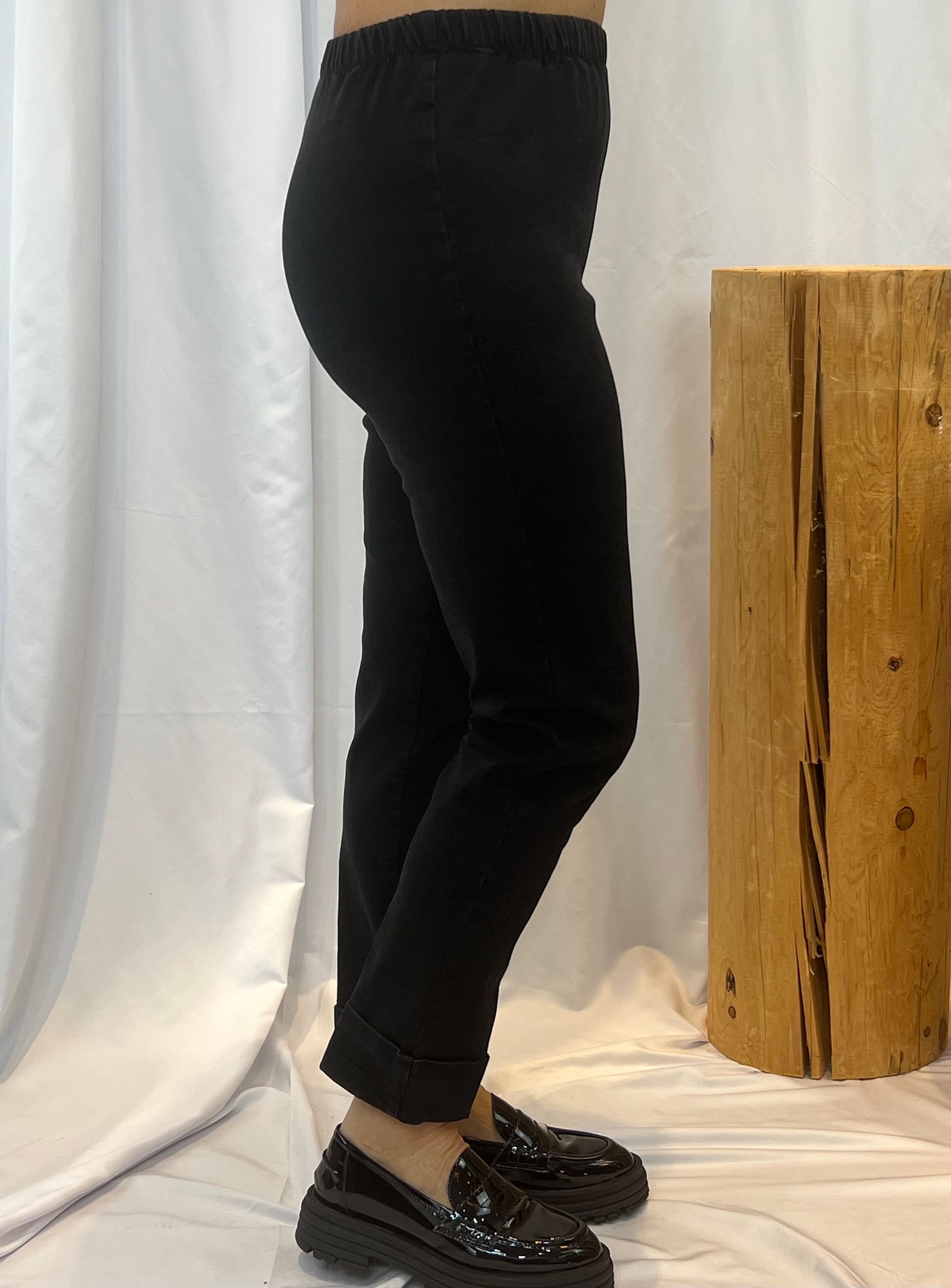 Jeans slim con risvolto Jurerê