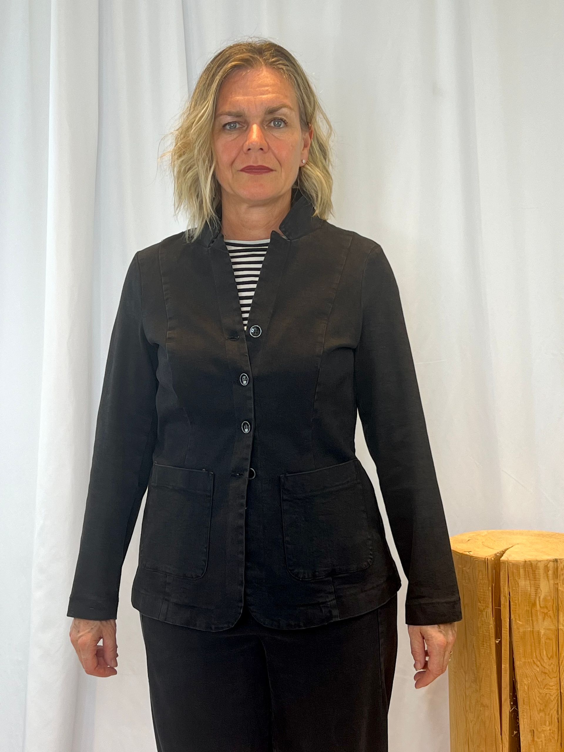 Giacca jeans nero Jurerê