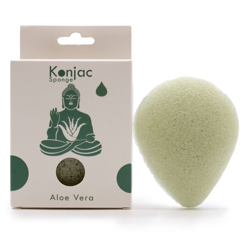 Éponge Konjac Goutte - Aloe Vera - Guérison