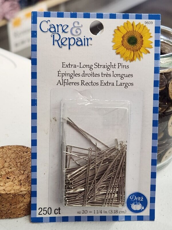 Xtra Long Straight Pins