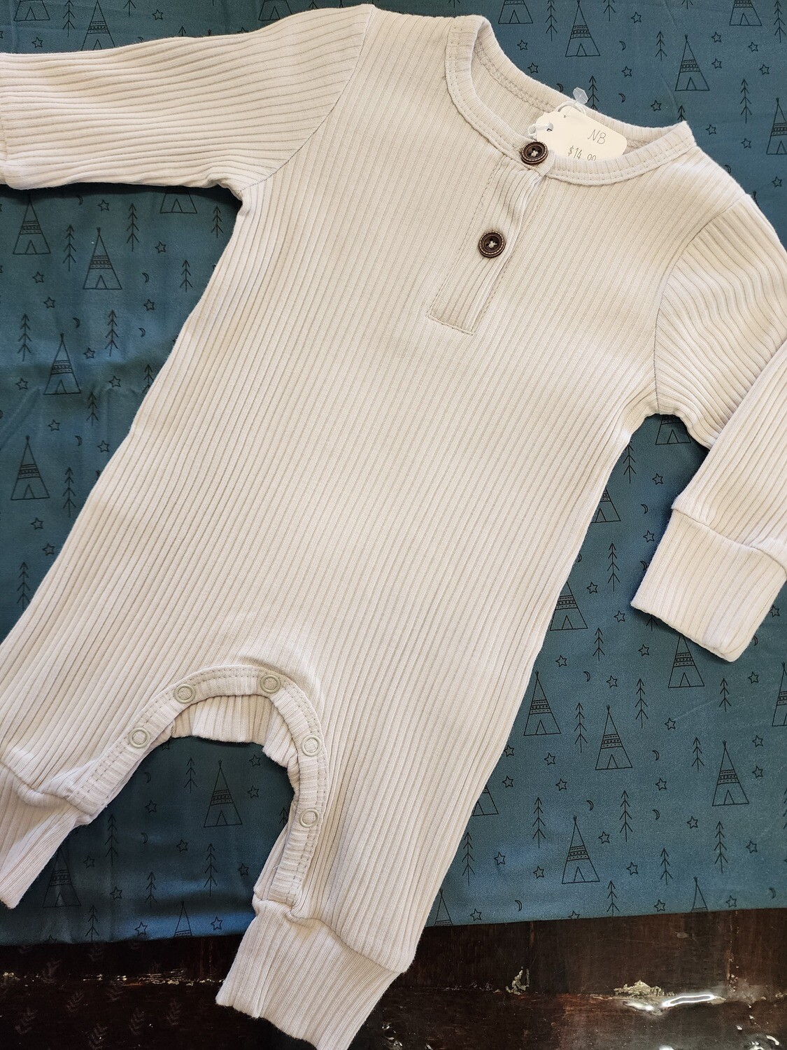 Light Gray Baby Jumpsuit 3-6 Month